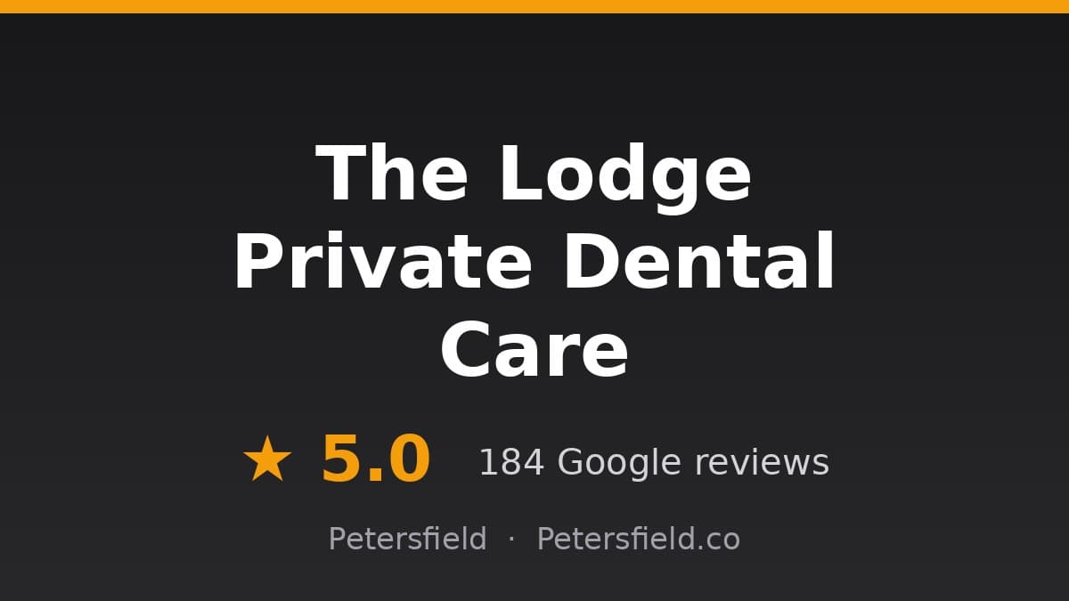 The Lodge Private Dental Care, Petersfield: 5.0 stars on Google