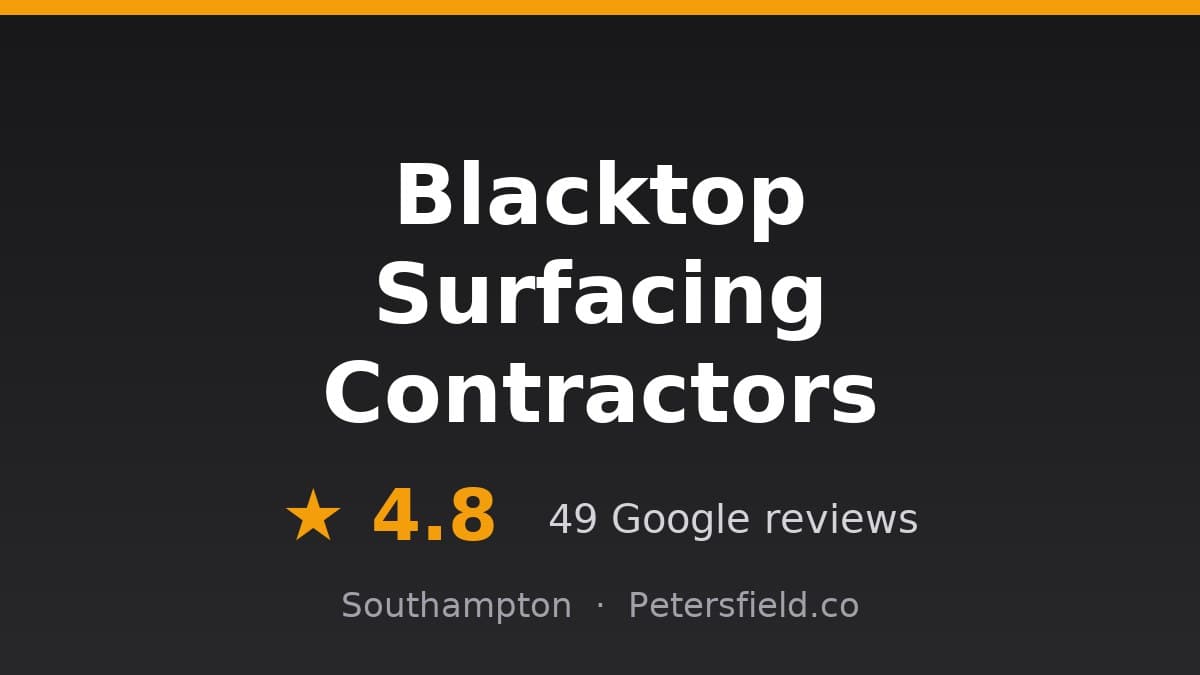 Blacktop Surfacing Contractors: 4.8 stars on Google