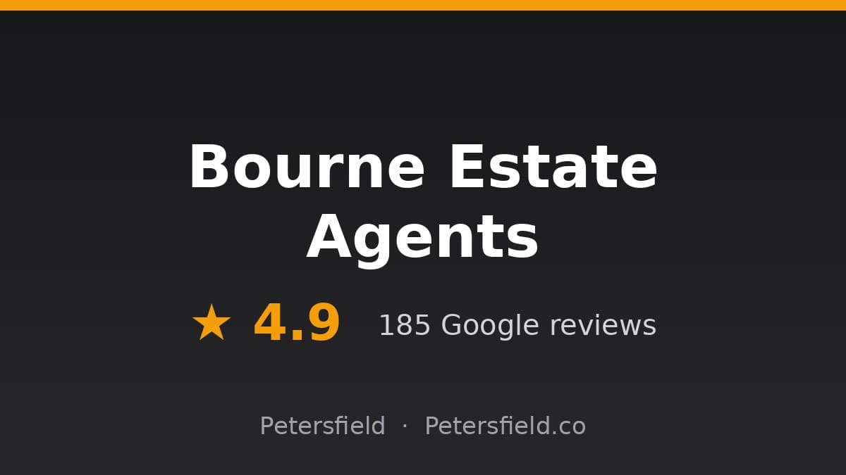 Bourne Estate Agents, Petersfield: 4.9 stars on Google