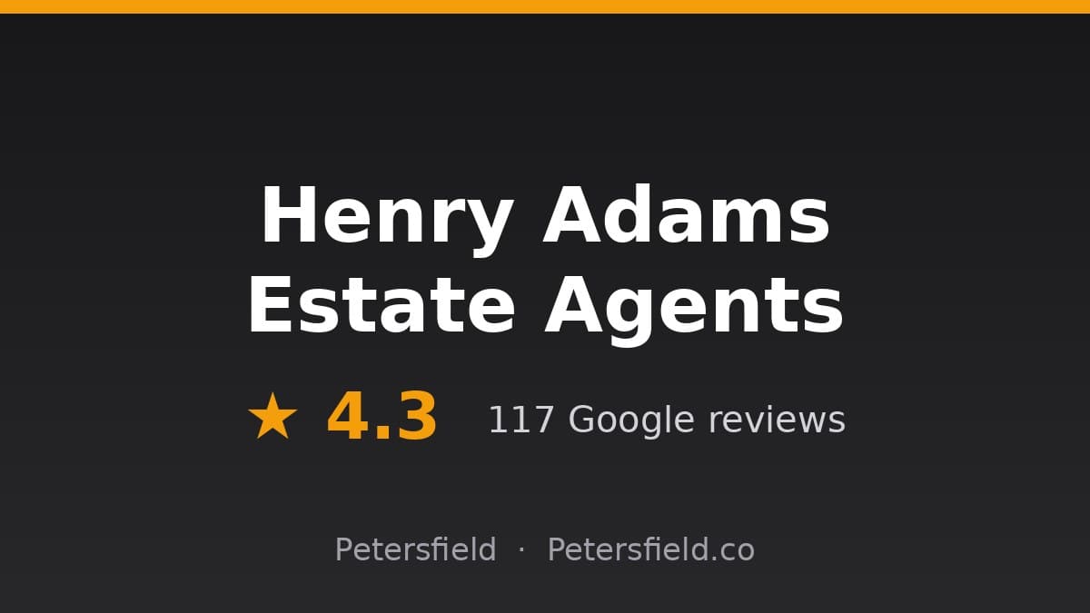 Henry Adams Estate Agents, Petersfield: 4.3 stars on Google