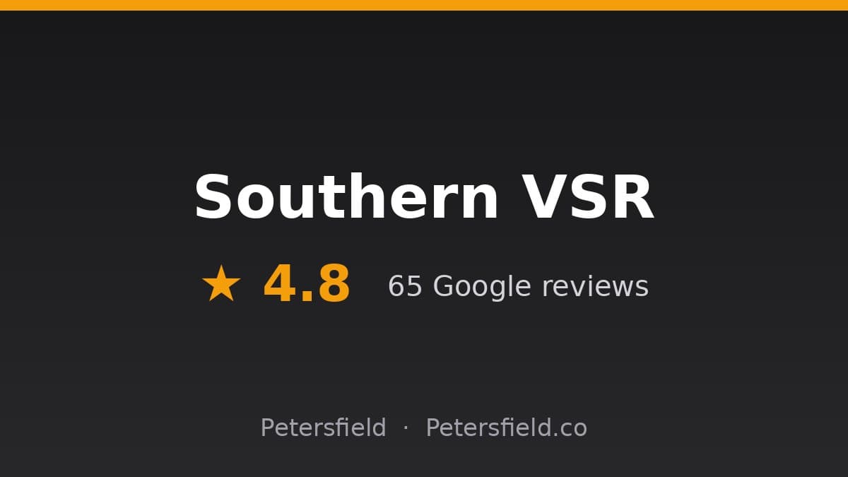 Southern VSR, Petersfield: 4.8 stars on Google