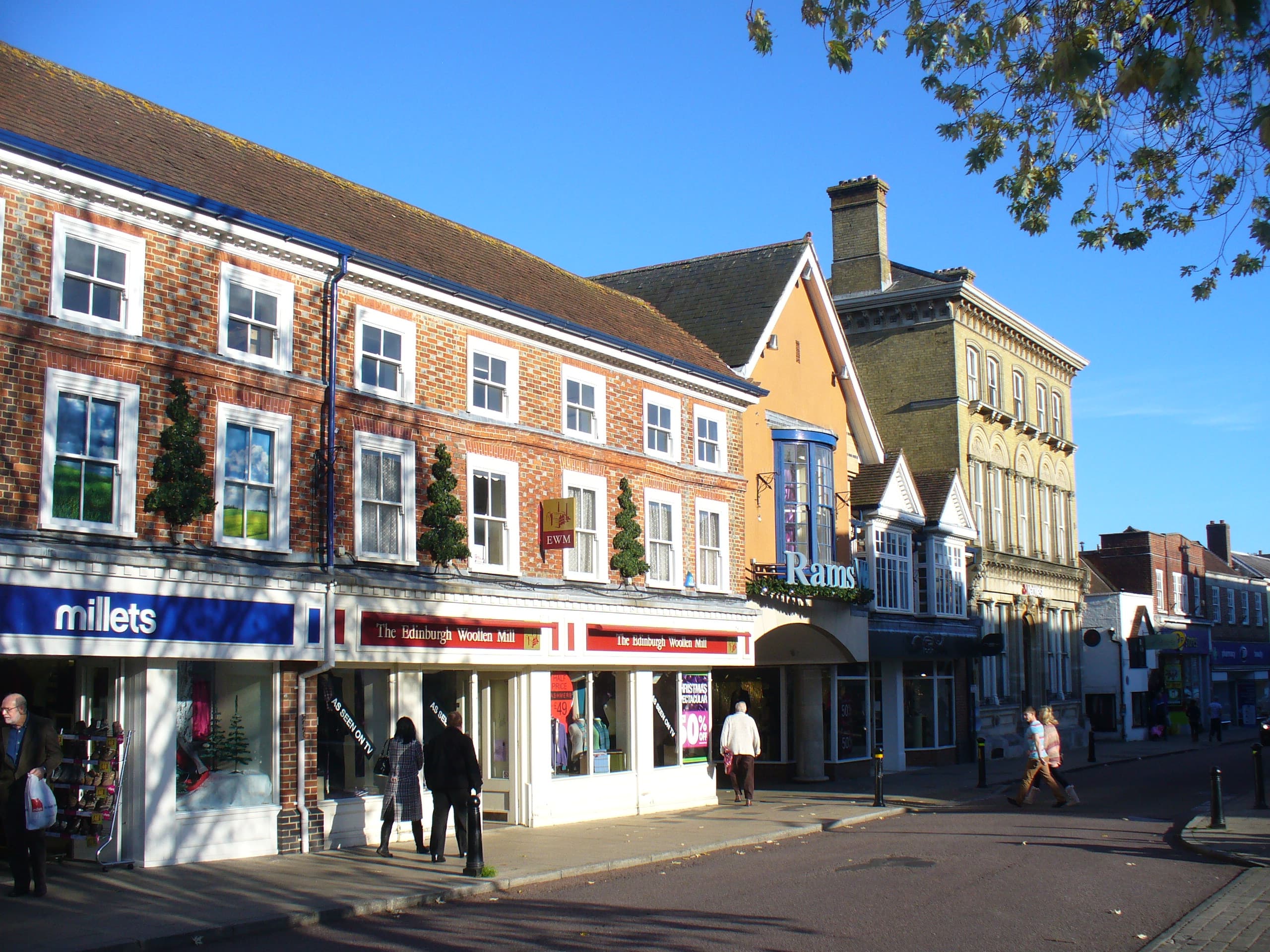 High Street, Petersfield town centre