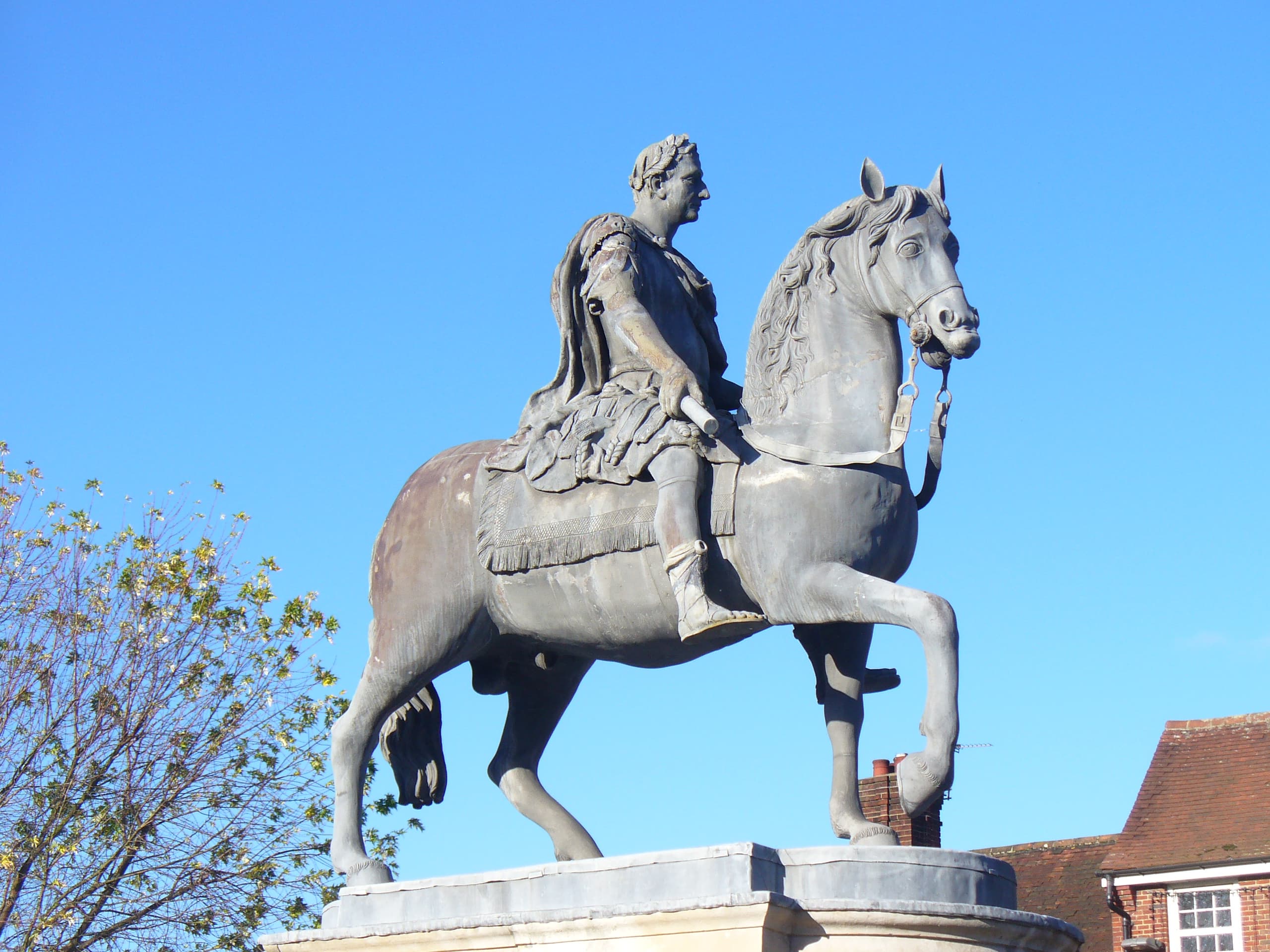 The King William III statue, Petersfield